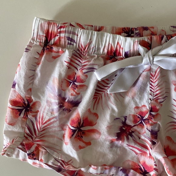 George Organic Cotton Floral Flower Pajama Booty Shorts - Picture 4 of 10
